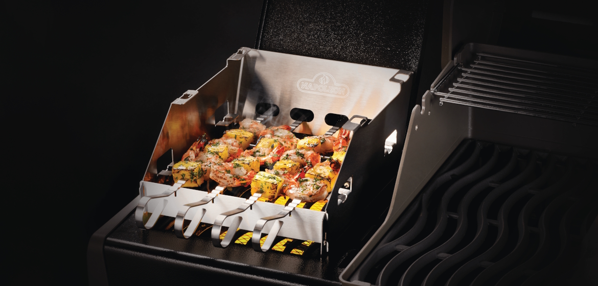 Экран с шампурами