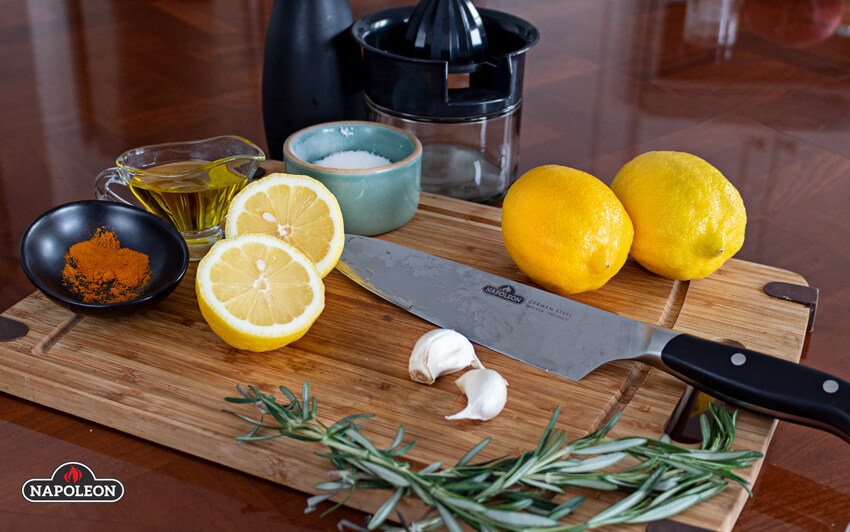 Курица с лимонами