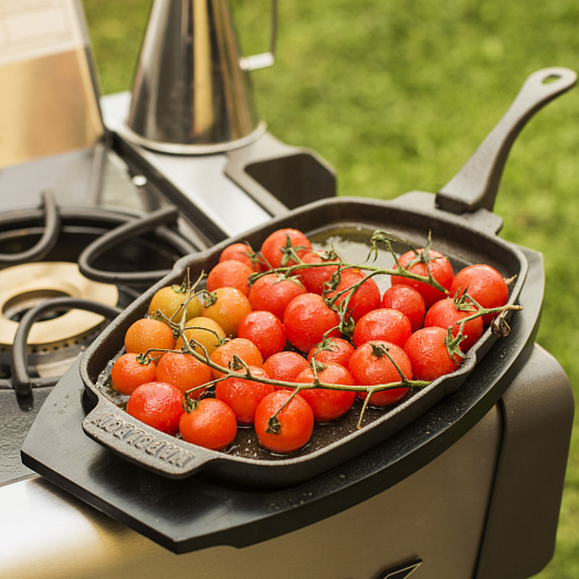 Чугунная сковорода со съемной ручкой