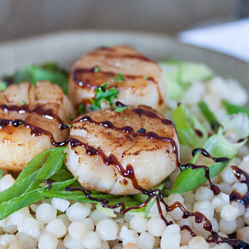 Гребешки на гриле