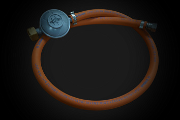 ШЛАНГ С РЕДУКТОРОМ ДЛЯ ПОДКЛЮЧЕНИЯ К БОЛЬШОМУ ГАЗОВОМУ БАЛЛОНУ (ОПЦИЯ) 