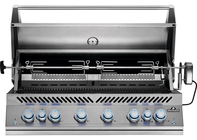 Вертел с 4-мя зажимами