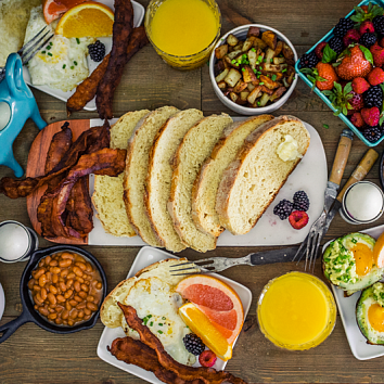 Завтрак на гриле