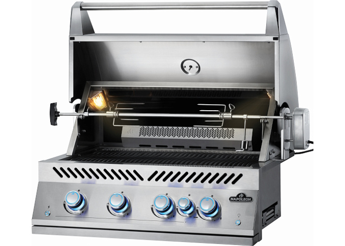 Вертел с 2-мя зажимами