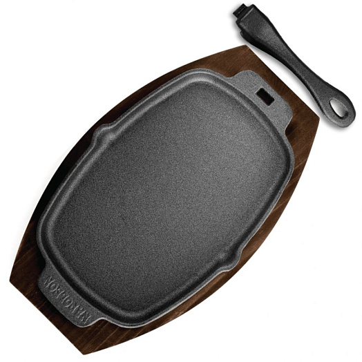 Чугунная сковорода со съемной ручкой