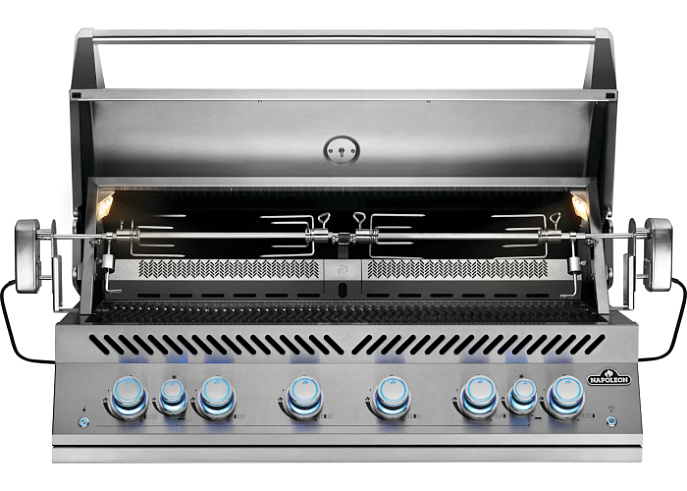 Вертел с 2-мя зажимами