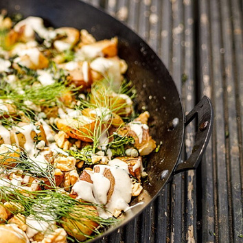 Салат из картофеля с тахини