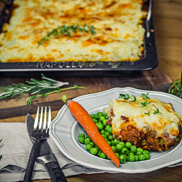 Пастуший пирог на гриле