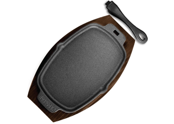 Чугунная сковорода со съемной ручкой