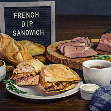 Сэндвичи на гриле с французским соусом "Жу"