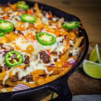 Картофель фри с домашним гуакамоле