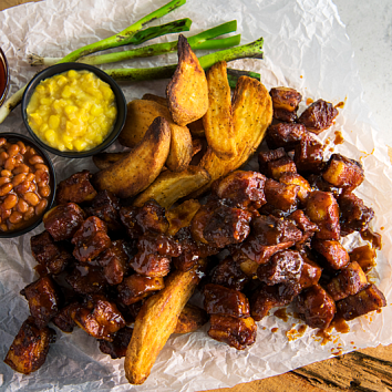 Свиная грудинка копченая на яблочной щепе