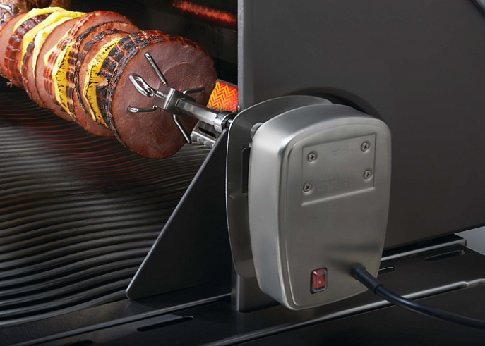 Вертел с 4-мя зажимами