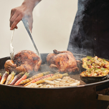 Копчение на угольном гриле NAPOLEON®