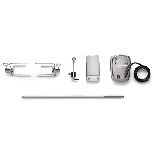 Вертел с 2-мя зажимами