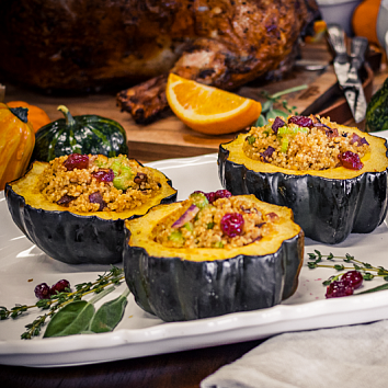 Вегетарианская фаршированная тыква