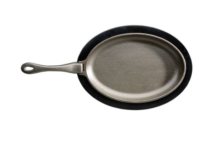 Чугунная сковорода со съемной ручкой