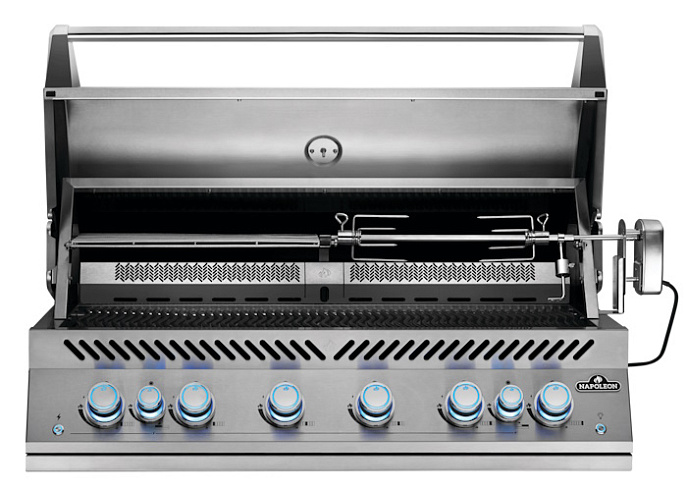 Вертел с 4-мя зажимами