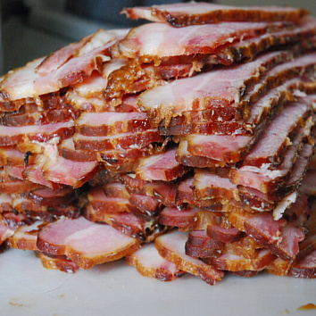 Домашний копчёный бекон