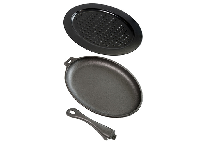 Чугунная сковорода со съемной ручкой